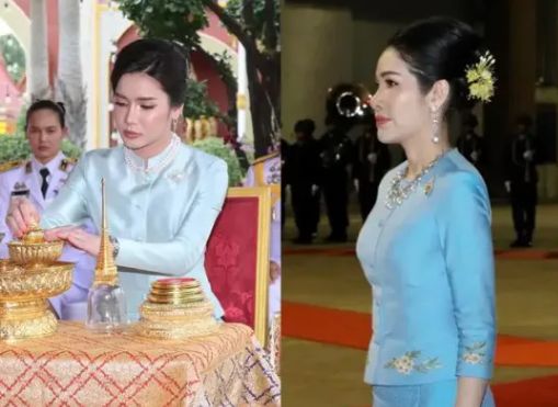 泰国二王子与90后新王妃争宠3次高调剃度、穿皇家僧袍、P父王合照(图4)