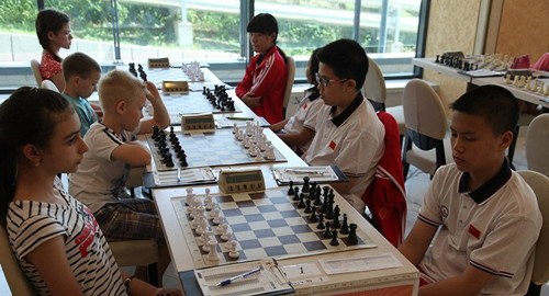 国际象棋是第__届奥林匹克运动会的正式比赛项目国际象棋世界联合会（简称棋联）成立于__年。(图1)